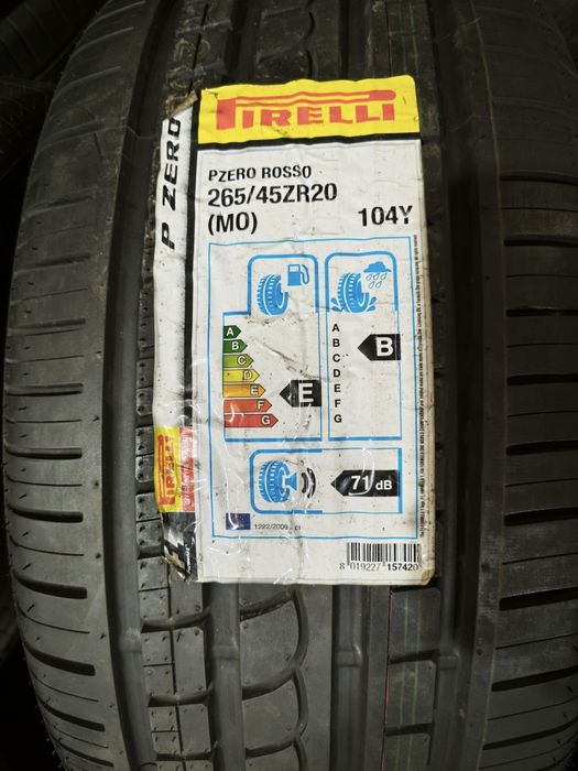 Нові шини резина літо 265/45 R20 Pirelli P Zero Rosso M0