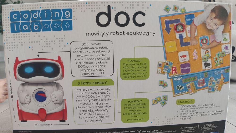 Robot doc clementoni zabawka edukacyjna