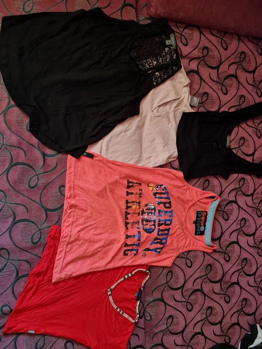 Koszulka superdry nike burberry London primark t-shirt bokserka XS S