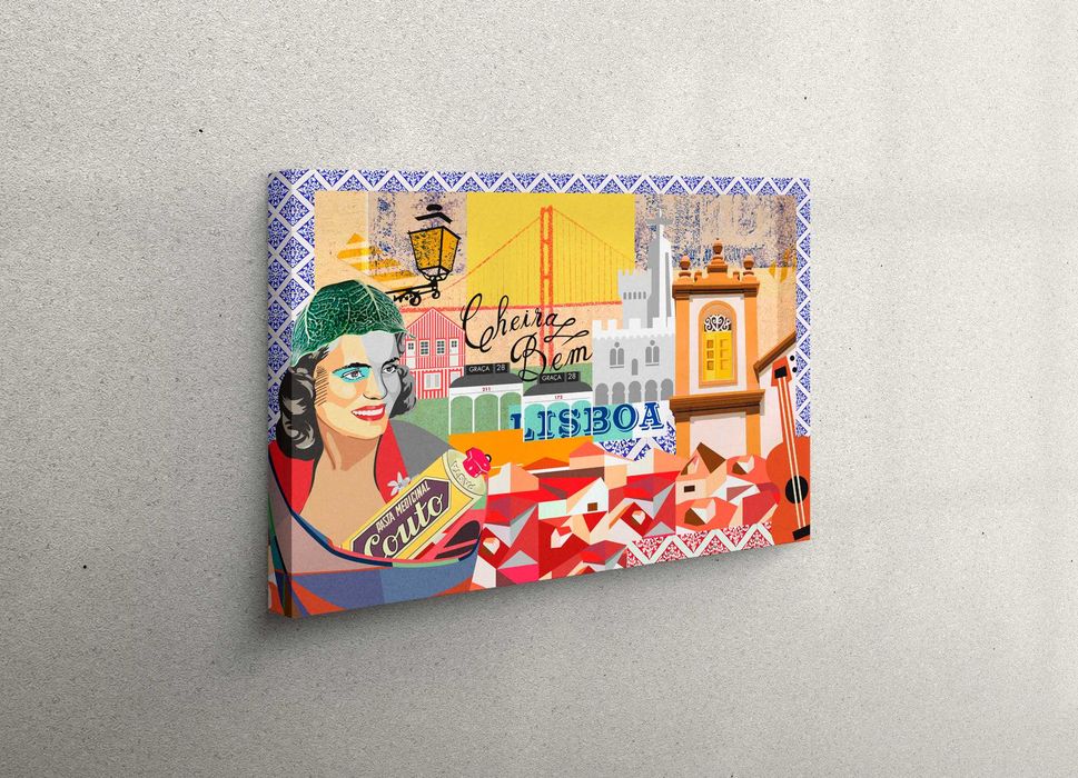 Tela "Cheira a Lisboa"