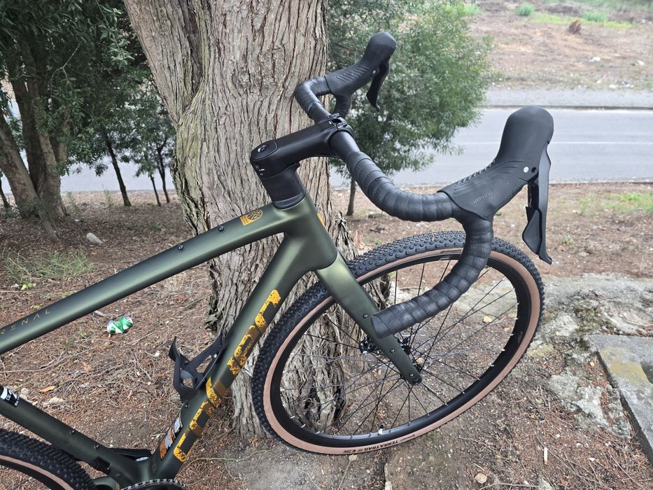 Bicicleta de gravel carbono nova 12x1v