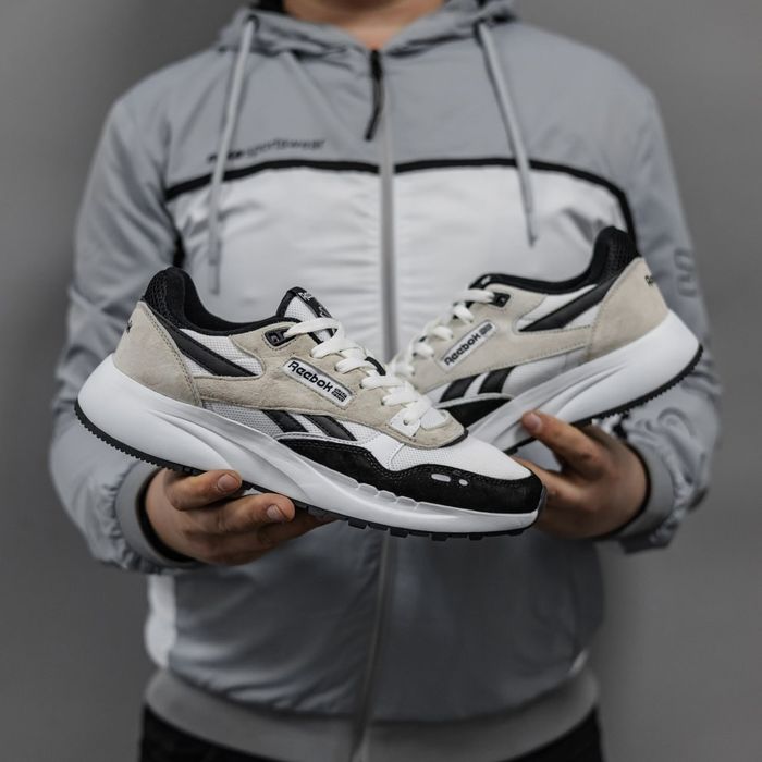 Кросівки Reebok Classic Leather Beige/White/Black premium