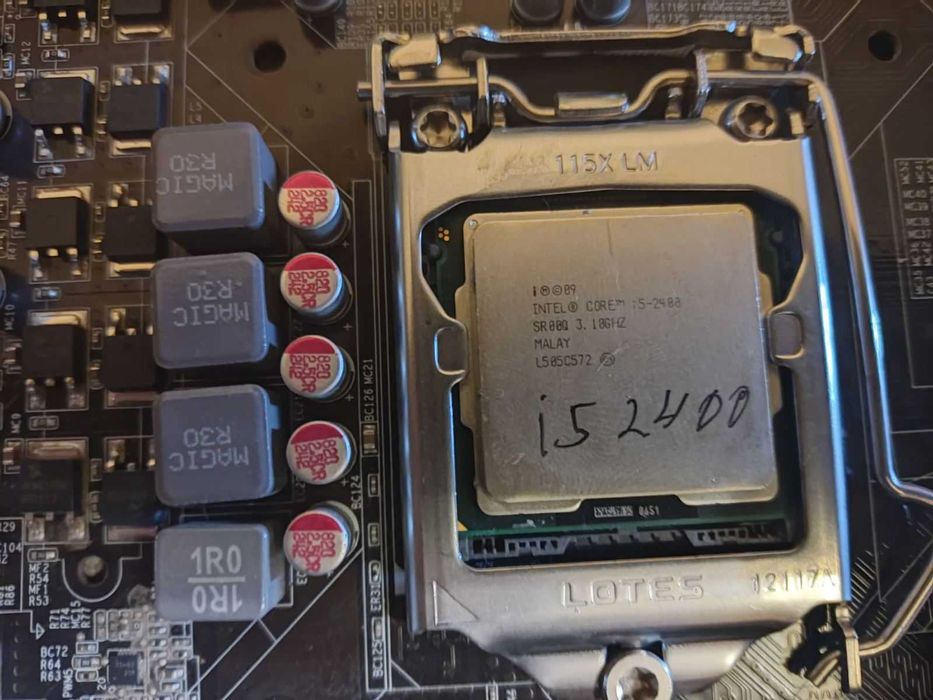 Комплект Intel Core i5-2400 3.1GHz +ECS H61H2-M6 v2.0 ( s1155 )+ Кулер