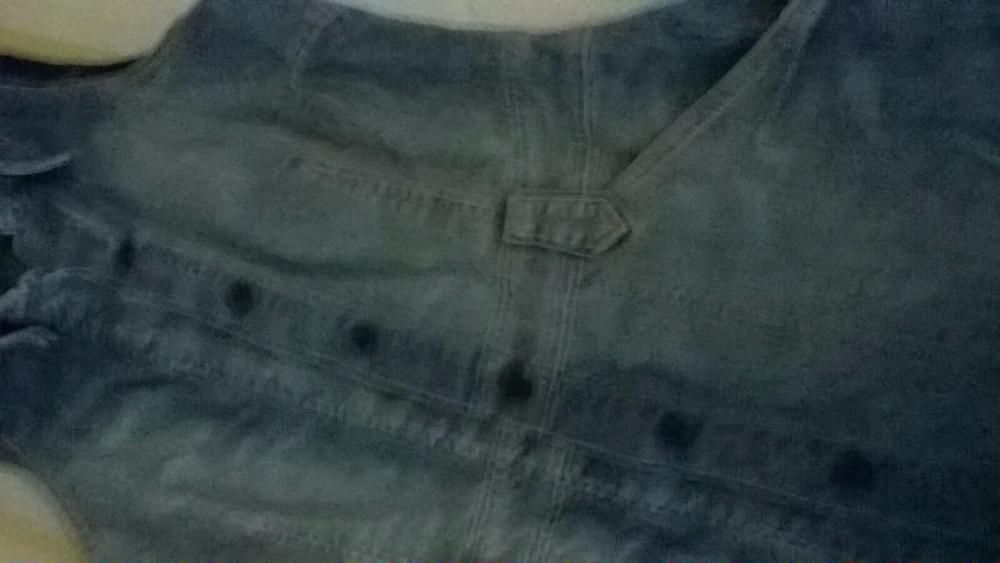 vestido de ganga maximo dutti