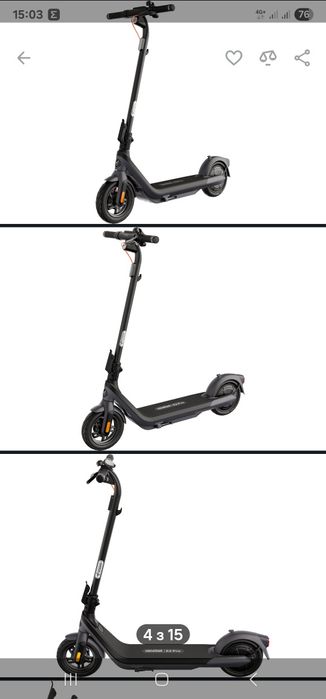 Електросамокат Segway Ninebot E2 PRO E Black