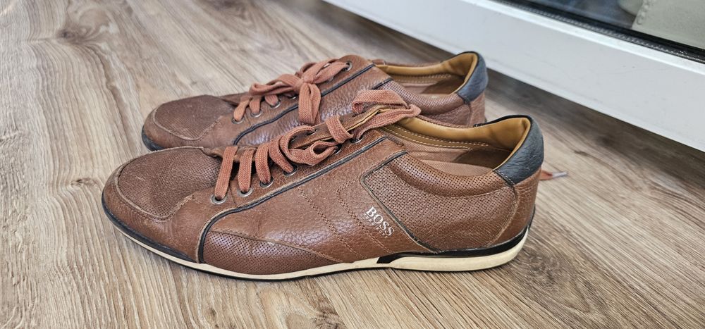 Boss buty skórzane męskie rozmiar 42 wkładka 28,5cm używane