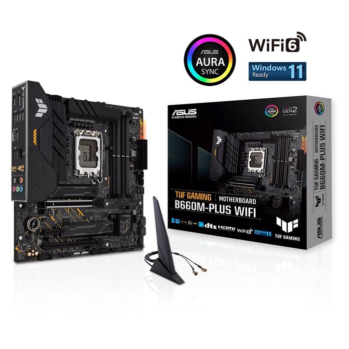 Kit Upgrade Intel i5-12400F + ASUS TUF B660M-PLUS WIFI + be quiet! Dark Rock 4