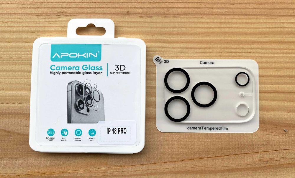 Pelicula de vidro temperado para câmara traseira iPhone 18 Pro / iPhone 18 Pro Max