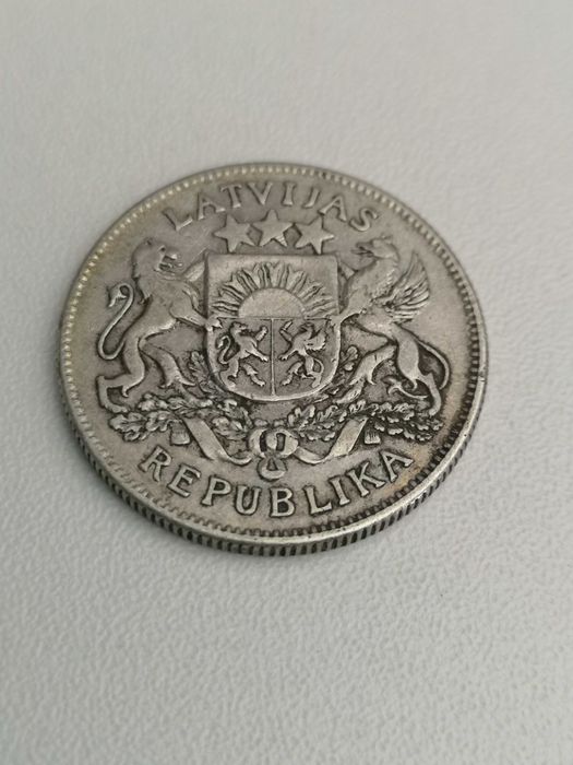 moneta Łotwa 2 Lati