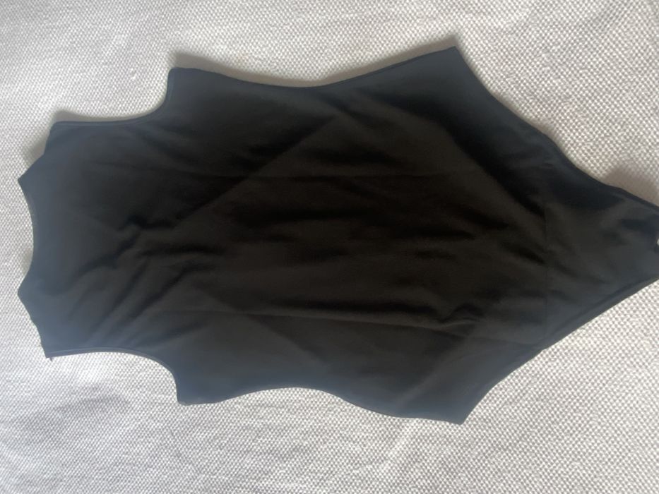 Body preto com fecho de brilhantes, Tam.M