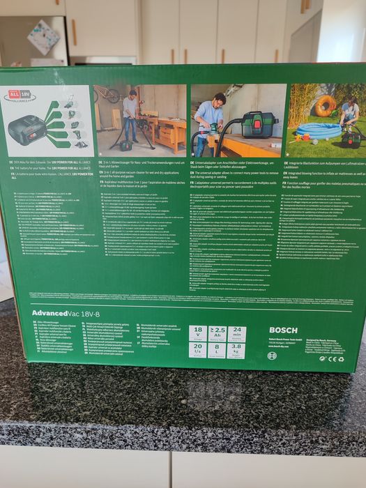 Aspirador multifunções Bosch Advanced Vac 18V