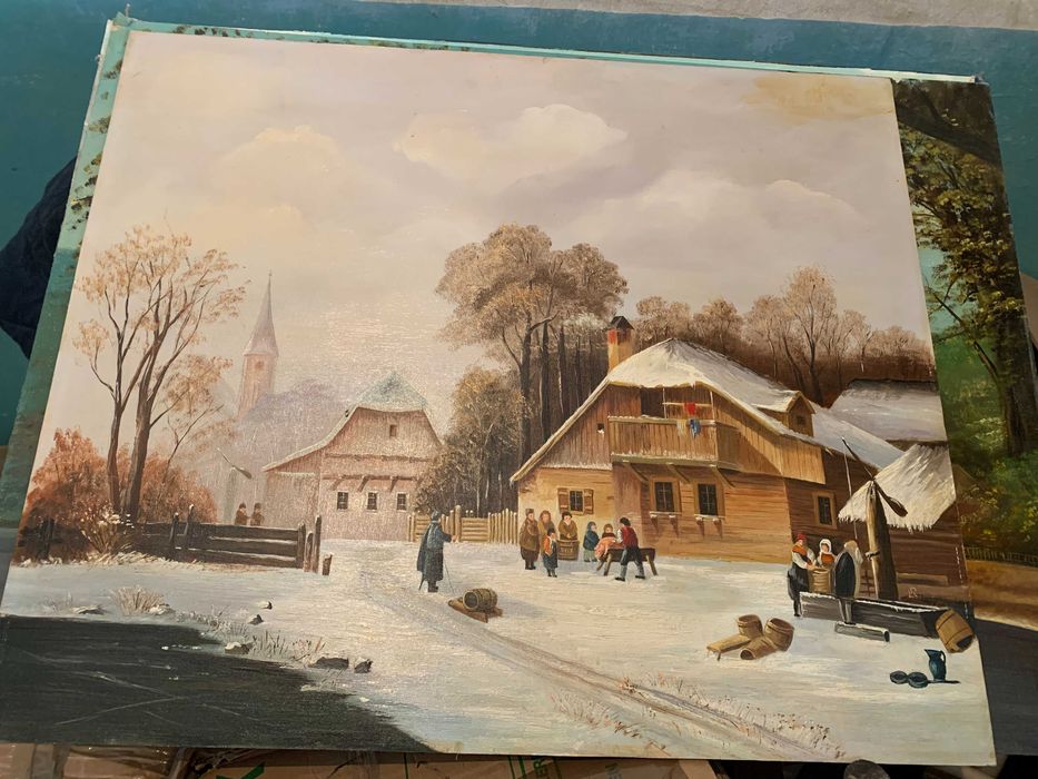 масло живопис картина постер