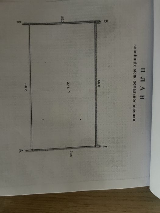 Продам земельну ділянку