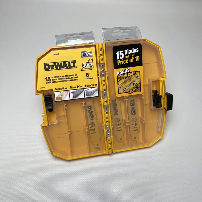 Dewalt Набір Сабельних Пил 15 шт DW4890 з США