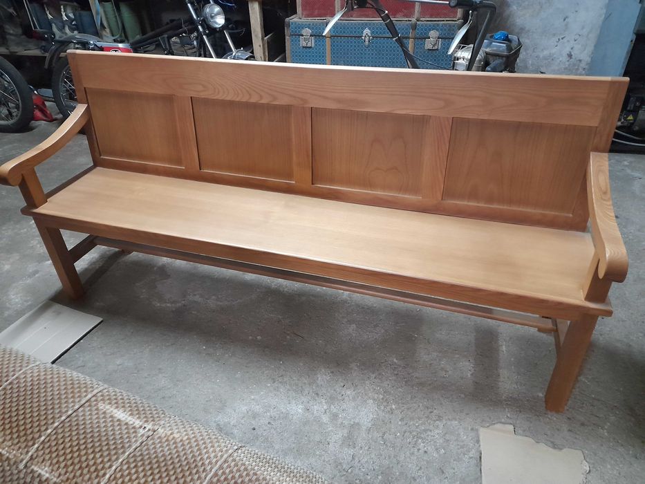 Banco vintage em madeira