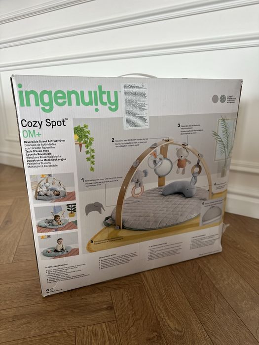 Розвиваючий килимок Ingenuity "Cozy Spot Gray”