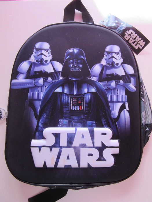 mochila infantil- mickey, gato noir, minions, patrulha pata, star wars