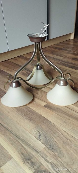 Komplet lamp w stylu klasycznym – lampa wisząca + 3 lampki nocne