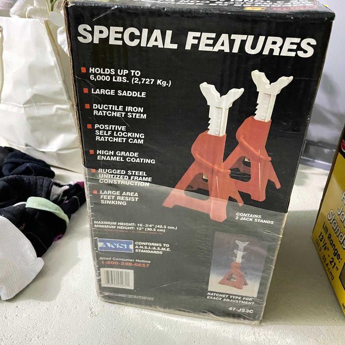 Cavaletes de Apoio 3 Ton Formula 1 NOVOS