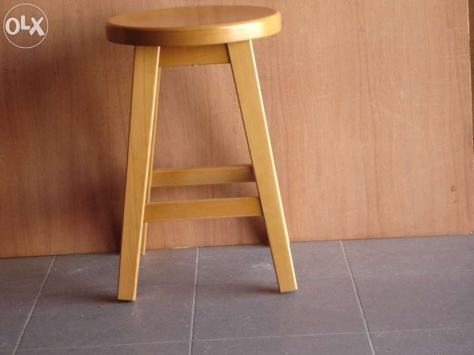 Banco de cozinha madeira solid wood