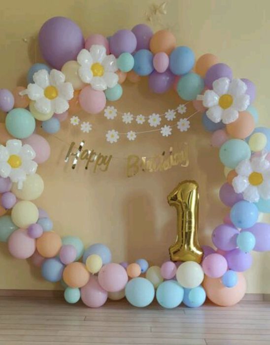 Stelaż na balony wiszący chrzest 18-stka roczek komunia baby shower