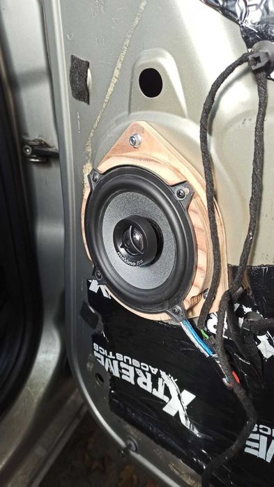 Подиумы под динамики на Fiat Doblo/Fiorino/Qubo/Citroen Nemo