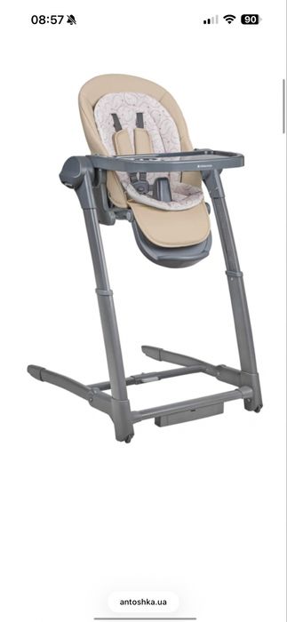 Krzesełko do karmienia + huśtawka 3w1 Kikka Boo Swing Prima Beige – stan idealny