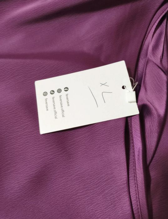 Vestido assimétrico um ombro Feversave Burgundy