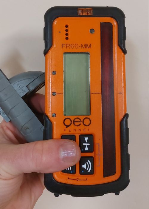 Odbiornik Detektor do lasera professionalny MM