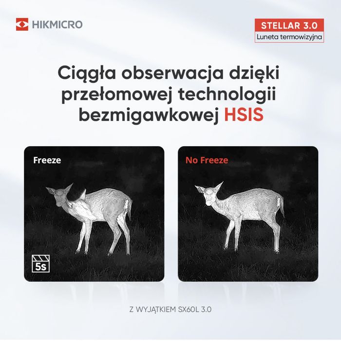 Celownik termowizyjny HIKMICRO stellar SX60L 3.0 z dalemierzam 1000m