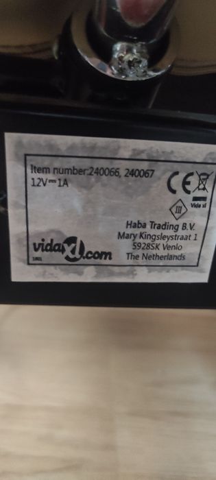 Fotel masujący z eko skóry