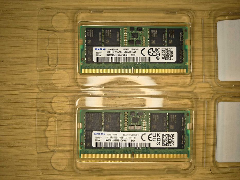 RAM Samsung 16 GB DDR5 5600 MHz SO-DIMM x 2 - RAM 32 GB