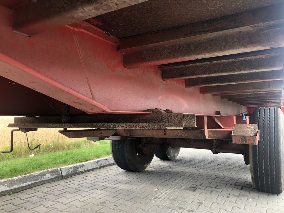 Przyczepa ciezarowa rolnicza RESOR platforma zboza siana bel slomy