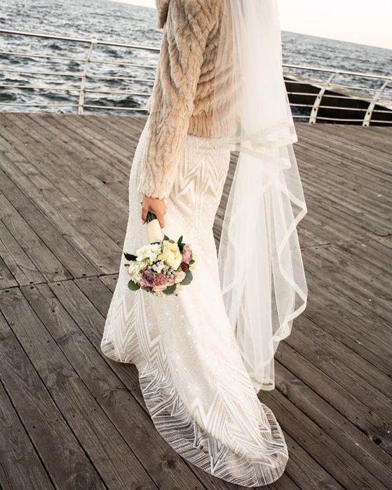 Шикарное свадебное платье