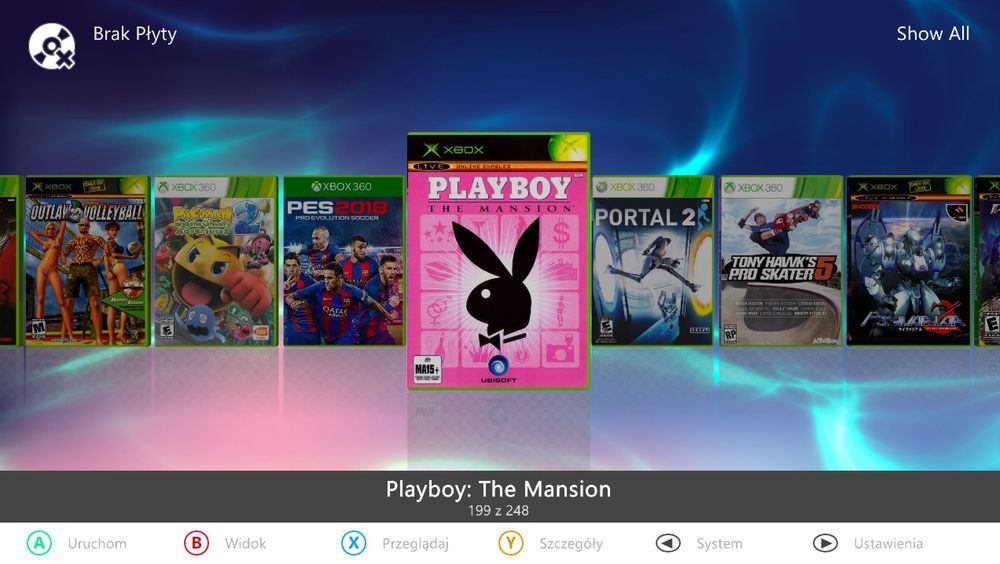 Dysk XBOX 360 1TB Slim S E Emulatory CLASSIC NES SNES Atari RGH 248