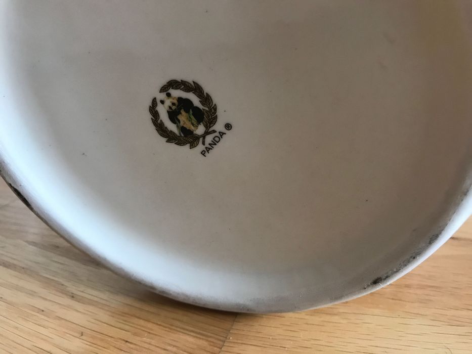 Jarrão Porcelana Panda estilo chinês