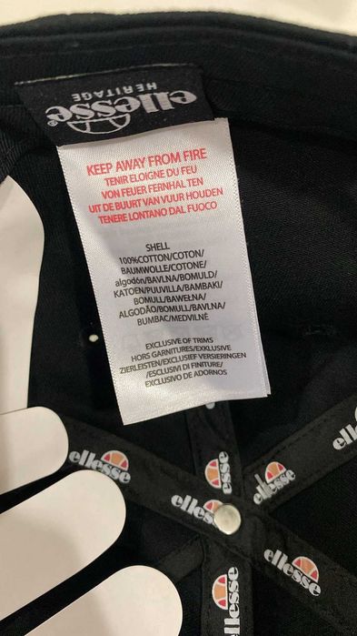 Boné Ellesse Notre Cor Preto Tamanho Único