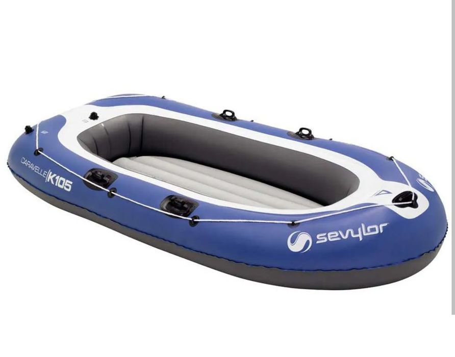 Barco insuflável Sevylor Caravelle K105 + remos + bomba