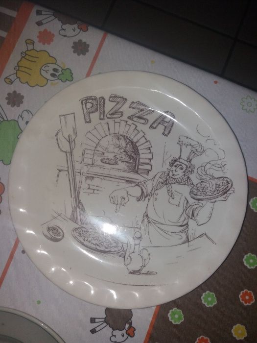 Pratos pizza antigo