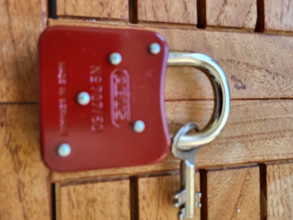 Cadeado Aloquete ABUS Antigo 2 TOUREN Em Boas Condições.
