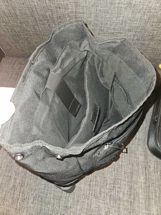 Czarny elegancki plecak