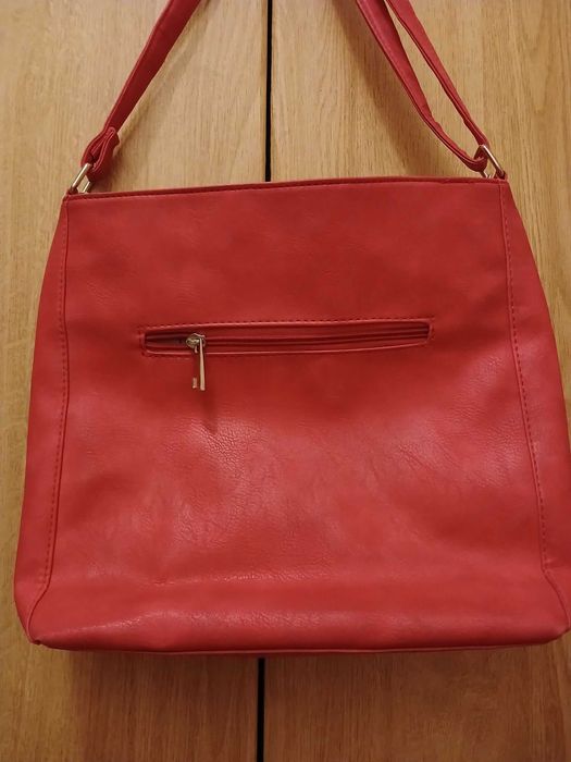 Сумка МС сумочка корал (29х28 см) на молнии цвет коралловый