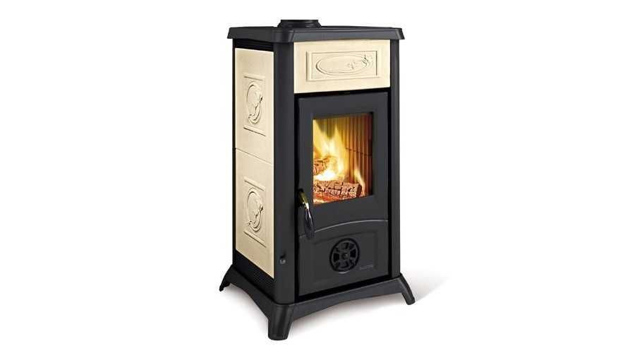 La Nordica Gemma - piec z fajerką na drewno 6 kW