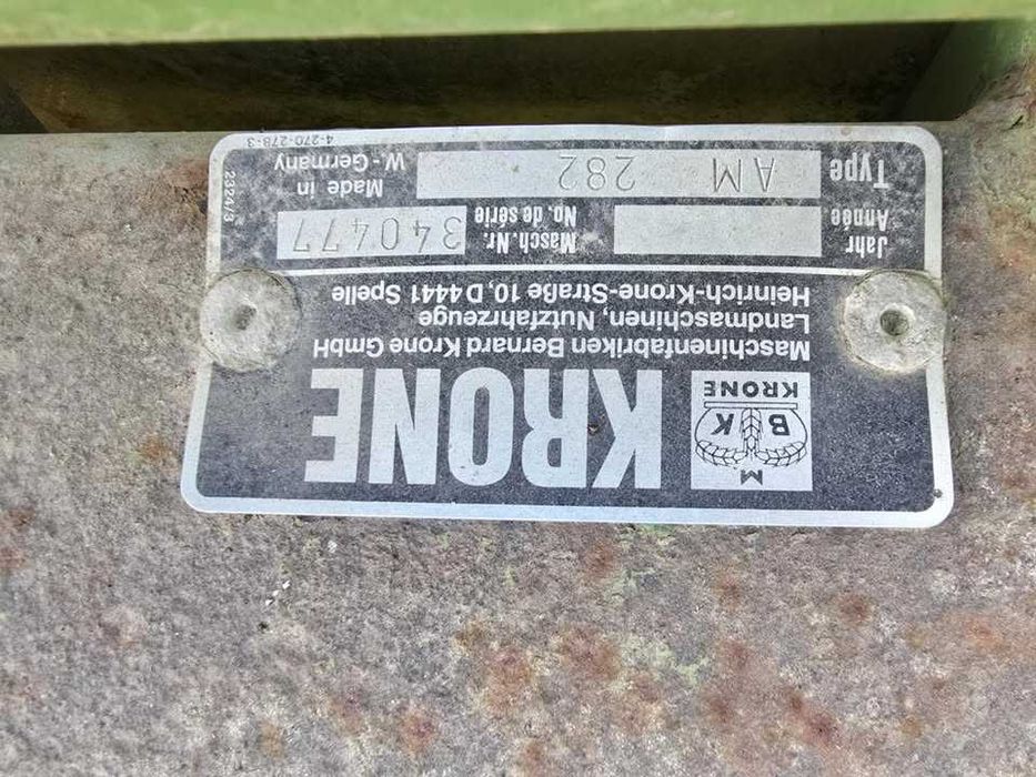 Gadanheira de discos rotativa KRONE 7 discos usada