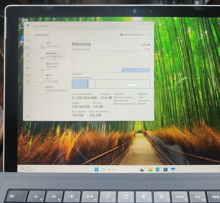 Tablet Windows Microsoft Surface Pro 6 i7 8th 16GB RAM 512GB NVME