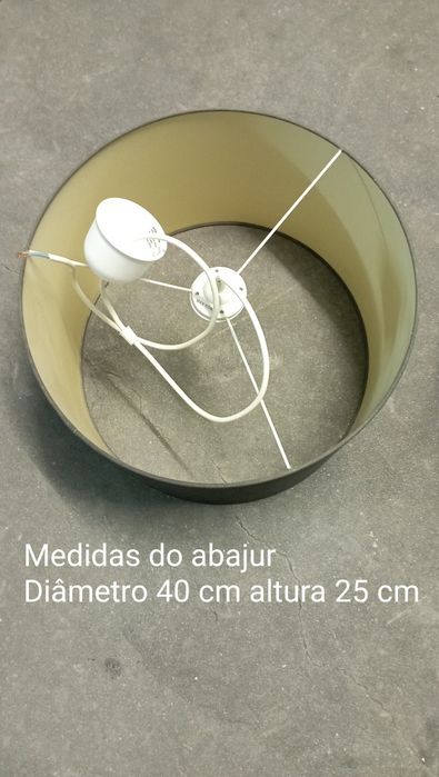 Abajur/ candeeiros várias cores e tamanhos preço da unidade