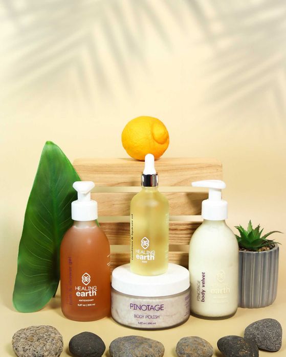 Naturalny blask — relaksacyjny rytuał na twarz Pinotage