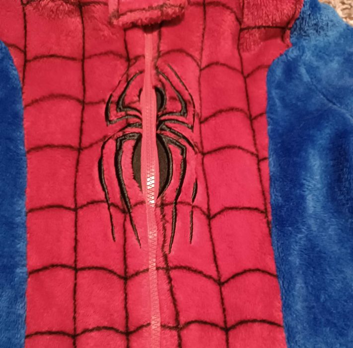 Kombinezon pajac przebranie piżama Marvel SPIDERMAN na 7/8 lat