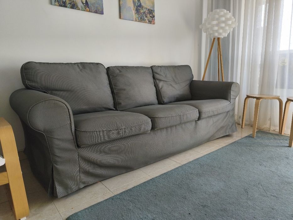 Sofá 3 lugares Ektorp Ikea