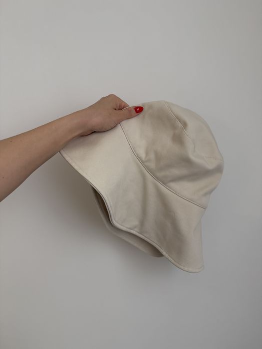 Samsøe Samsøe beżowy bucket hat kapelusz dłuższe rondo one size